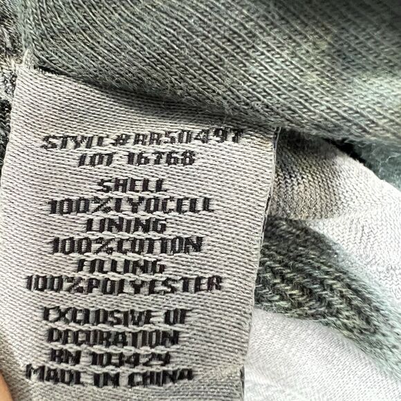 Anthropologie Marrakech Quilted Jacket Women Small Green Pheobe Asymmetrical - Picture 9 of 10